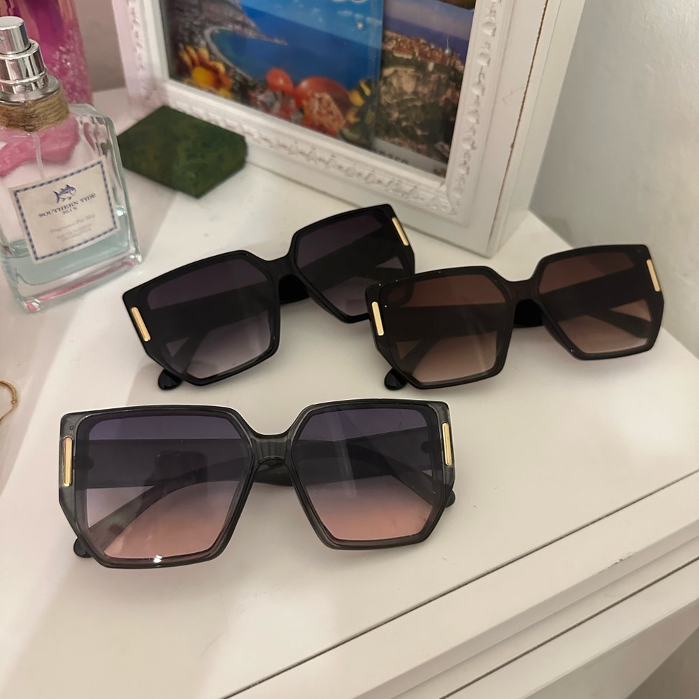 Hexagon Shape Sunglasses